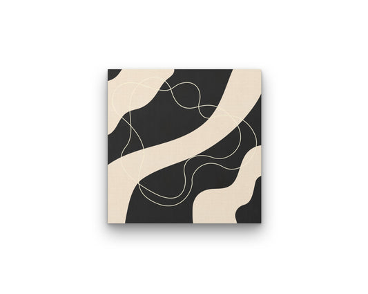 Abstract Black & Beige