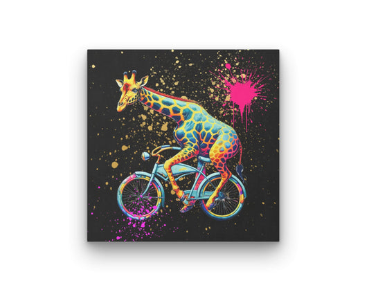 Biking Giraffe